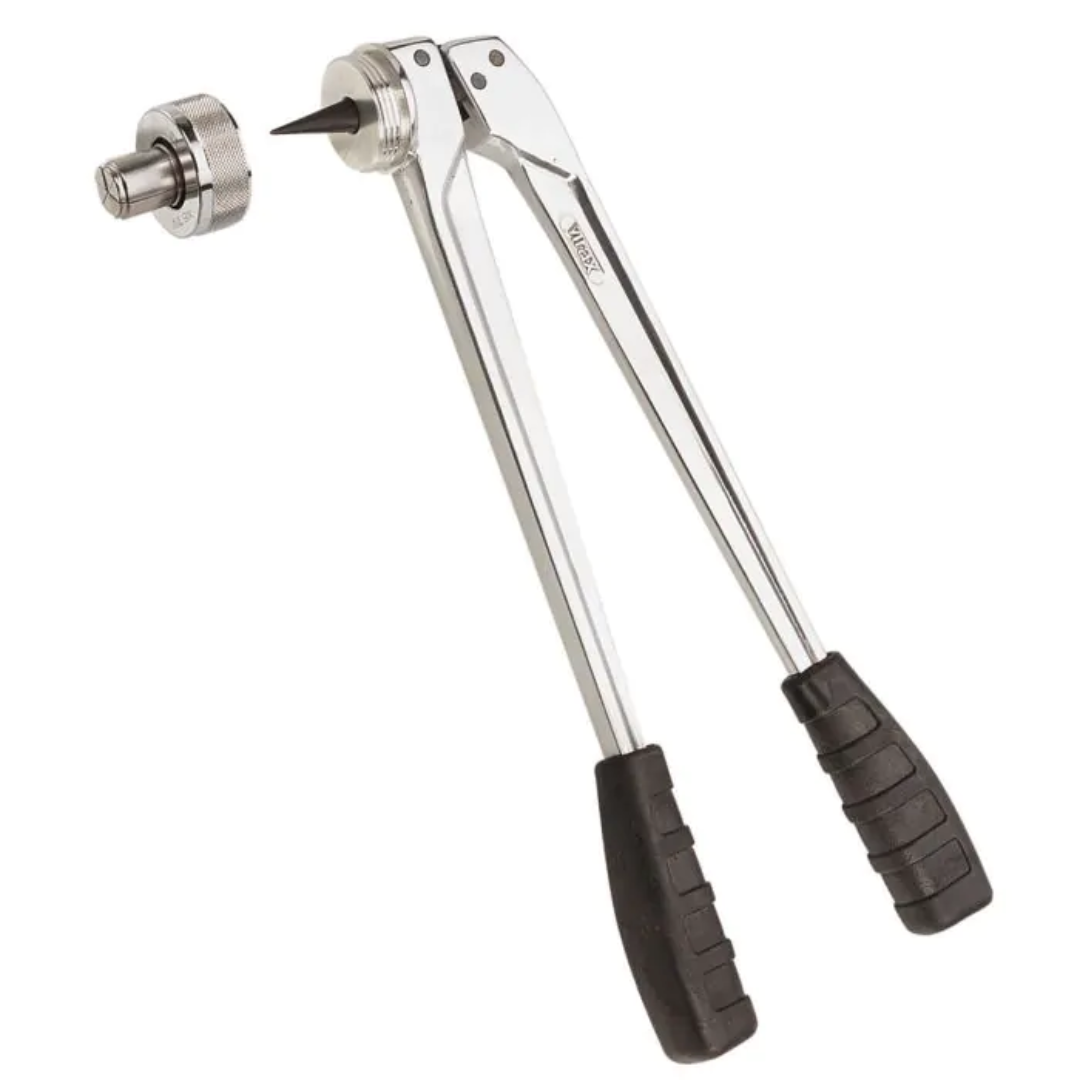 Virax Copper Flaring Set 3/8-1/2-5/8-3/4-7/8''

Virax at Heating Engineer Supplies

Trade supplies Limerick
Trade supplies Ireland
Heating Engineer SuppliesLimerick
Heating Engineer Supplies Cork
Heating Engineer Supplies Dublin
Heating Engineer Supplies Galway
Heating Engineer Supplies Ireland

Metal tool with black handles on a white background