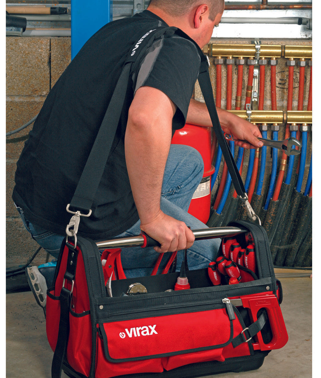 Person using a red Virax tool bag in a workshop setting

Virax Textile Tool Bag 56cm

Virax at Heating Engineer Supplies

Trade supplies Limerick
Trade supplies Ireland
Plumbing supplies Limerick
Plumbing supplies Cork
Plumbing supplies Dublin
Plumbing supplies Galway
Plumbing supplies Ireland
