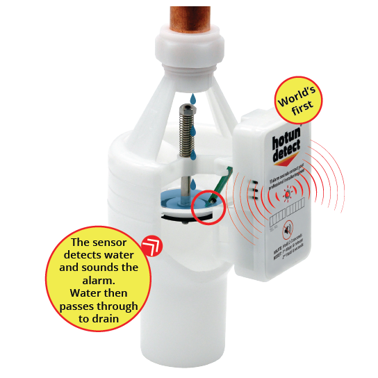 Hotun Alarm unit for dry trap tundish (White)

Heating Engineer Supplies