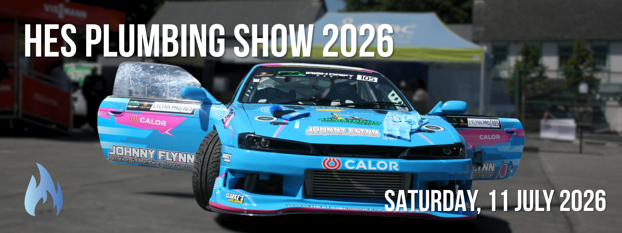 Promotional banner for HES Plumbing Show 2026.