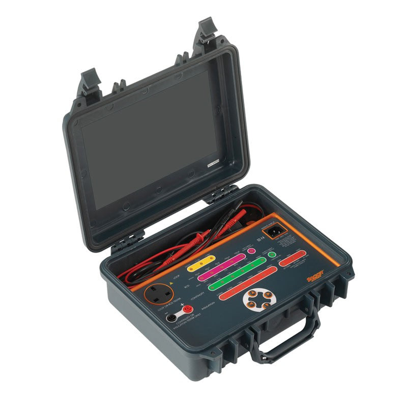 Portable electronic device with colorful display and cables in a black case on a white background

Socket & See CB400 Non-Trip Installation Calibration Checkbox - Electrical Testing Equipment at Heating Engineer Supplies