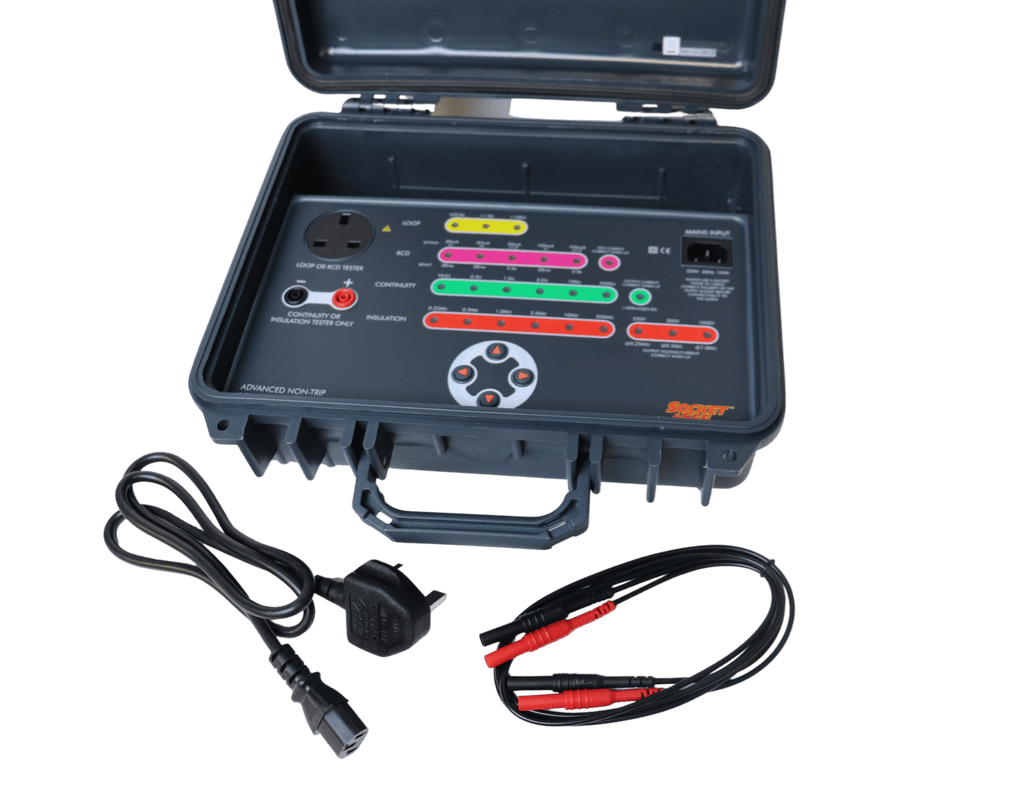 Portable electrical testing device with cables on a transparent background

Socket & See CB400 Non-Trip Installation Calibration Checkbox - Socket & See Electrical Testing Equipment at Heating Engineer Supplies