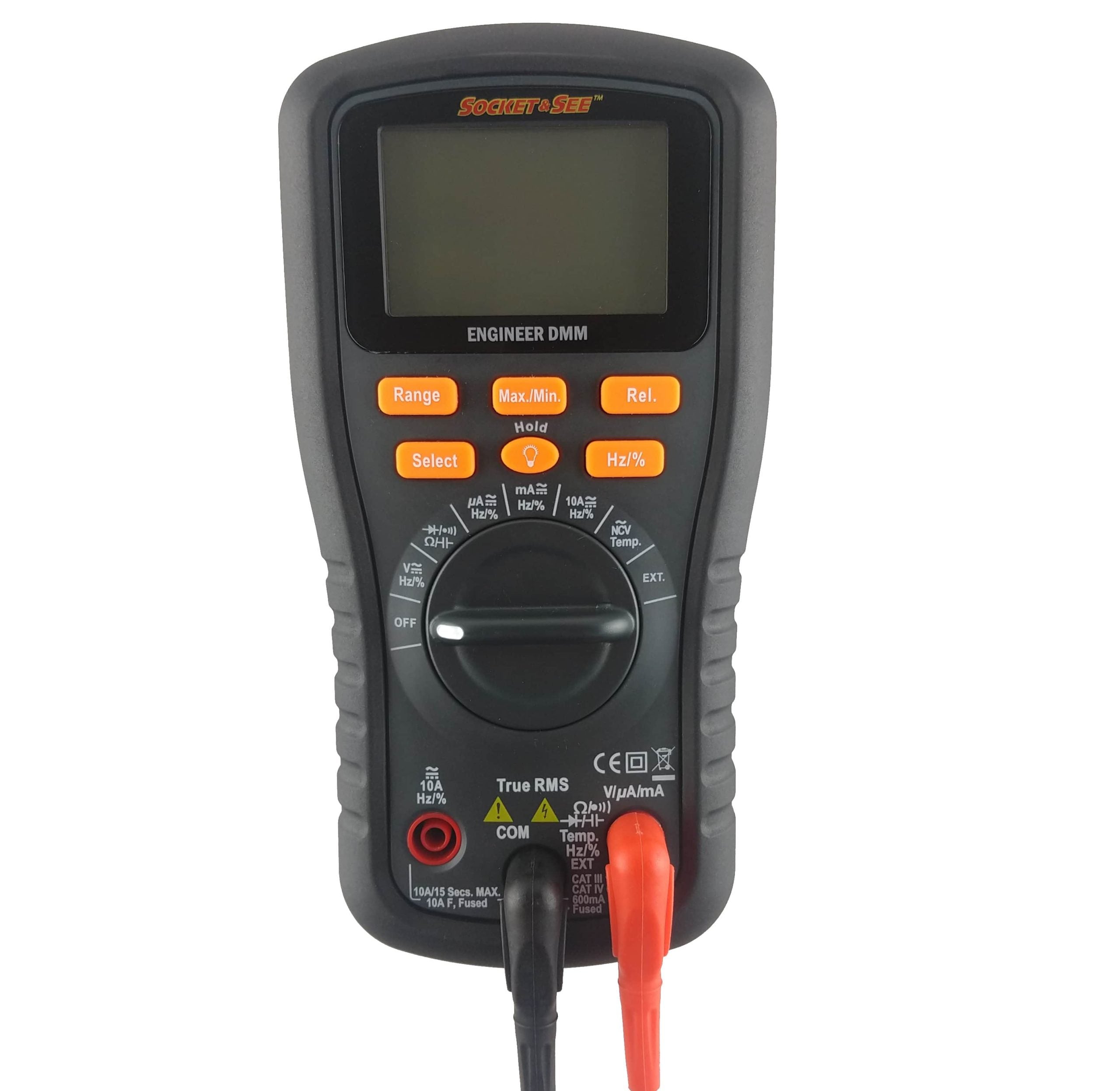 Digital multimeter with a white background

Socket & See Engineer Digital Multimeter

Socket & See Electrical Testing Tools at Heating Engineer Supplies

Socket & See Electrical Testing Accessories at Heating Engineer Supplies

Trade supplies Limerick