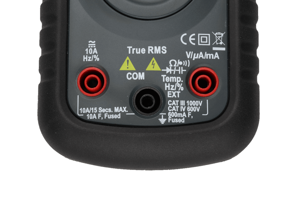 Back view of a digital multimeter with labeled ports and specifications on a green background

Socket & See Engineer Digital Multimeter

Socket & See Electrical Testing Tools at Heating Engineer Supplies

Socket & See Electrical Testing Accessories at Heating Engineer Supplies, Patrickswell

Trade supplies Limerick