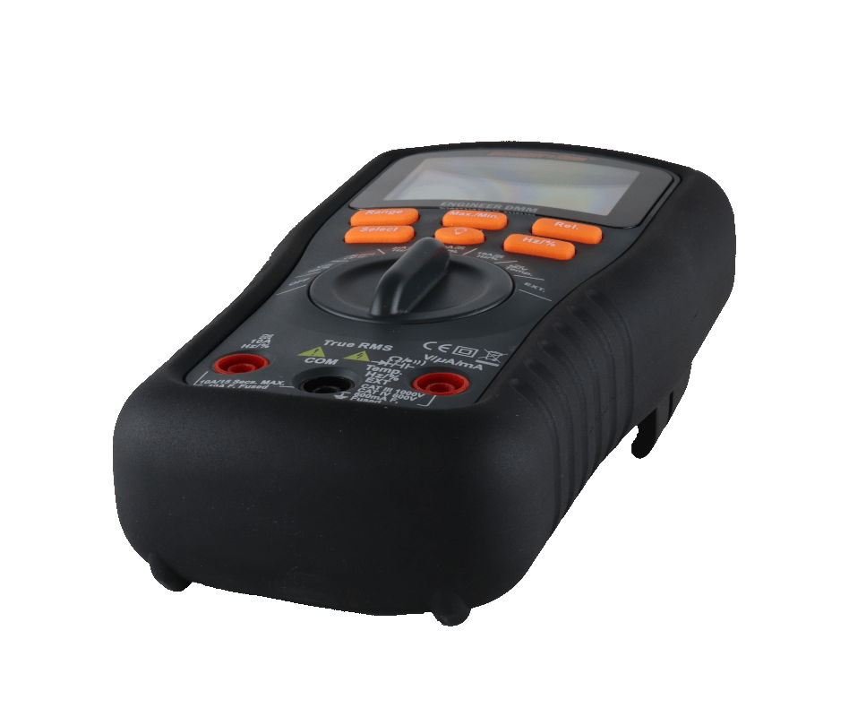 Black digital multimeter with orange buttons on a transparent background

Socket & See Engineer Digital Multimeter

Socket & See Electrical Testing Tools at Heating Engineer Supplies

Socket & See Electrical Testing Accessories at Heating Engineer Supplies

Trade supplies Limerick