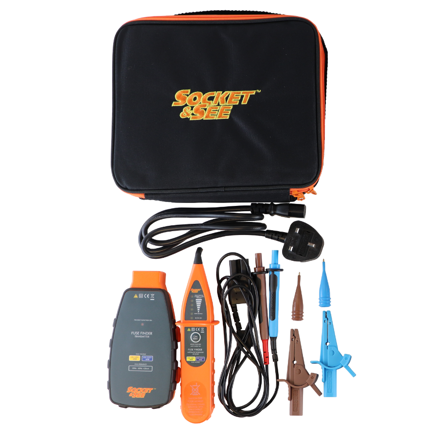 Electrical testing kit with tools and carrying case on a white background

Socket & See electrical testing tools at Heating Engineer Supplies