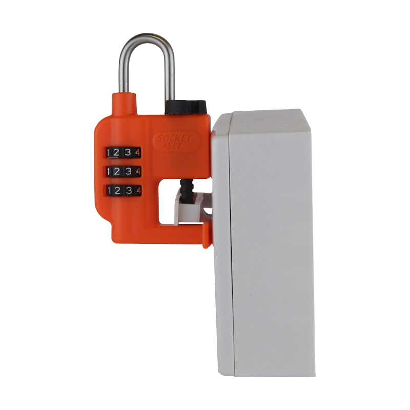 Orange combination lock attached to a gray box on a white background

Socket & See Fuse Lock Lock Off Device

Socket & See Electrical Testing Tools at Heating Engineer Supplies

Socket & See Electrical Testing Accessories at Heating Engineer Supplies

Trade supplies Limerick