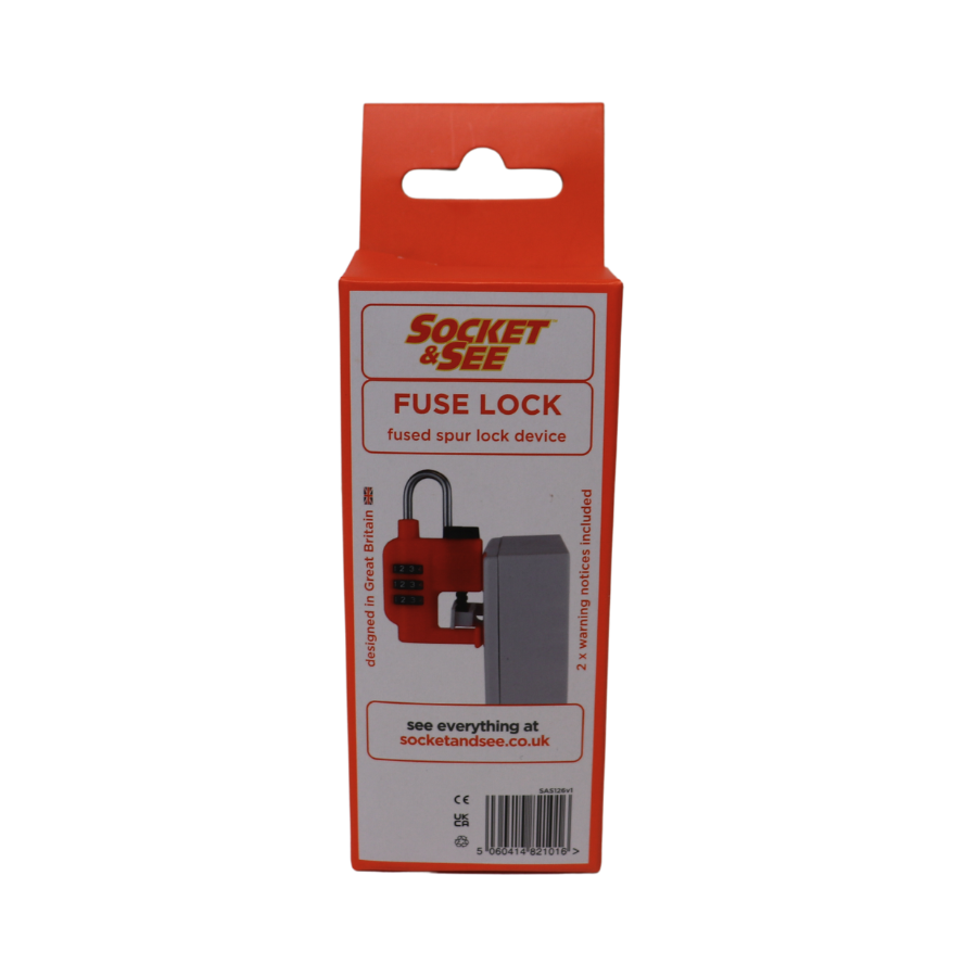 Package of Socket & See fuse lock on a white background

Socket & See Fuse Lock Lock Off Device

Socket & See Electrical Testing Tools at Heating Engineer Supplies

Socket & See Electrical Testing Accessories at Heating Engineer Supplies

Trade supplies Limerick