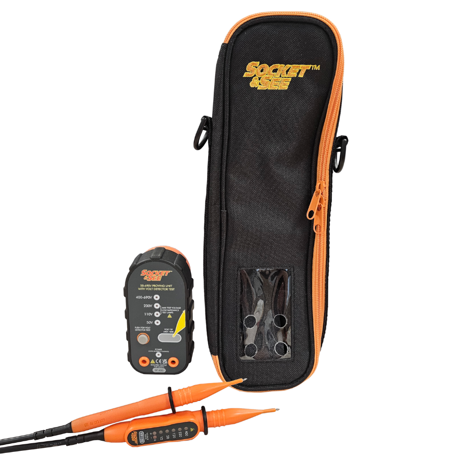 Socket Test multimeter with carrying case on a white background

Socket & See ISOKIT415 Safe Isolation Kit

Socket & See at Heating Engineer Supplies
