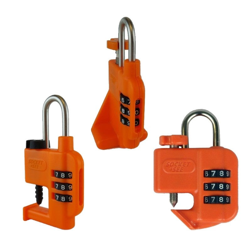 Socket & See Lock Pack

Electrical Testing Equipment at Heating Engineer Supplies

Three orange combination locks on a white background