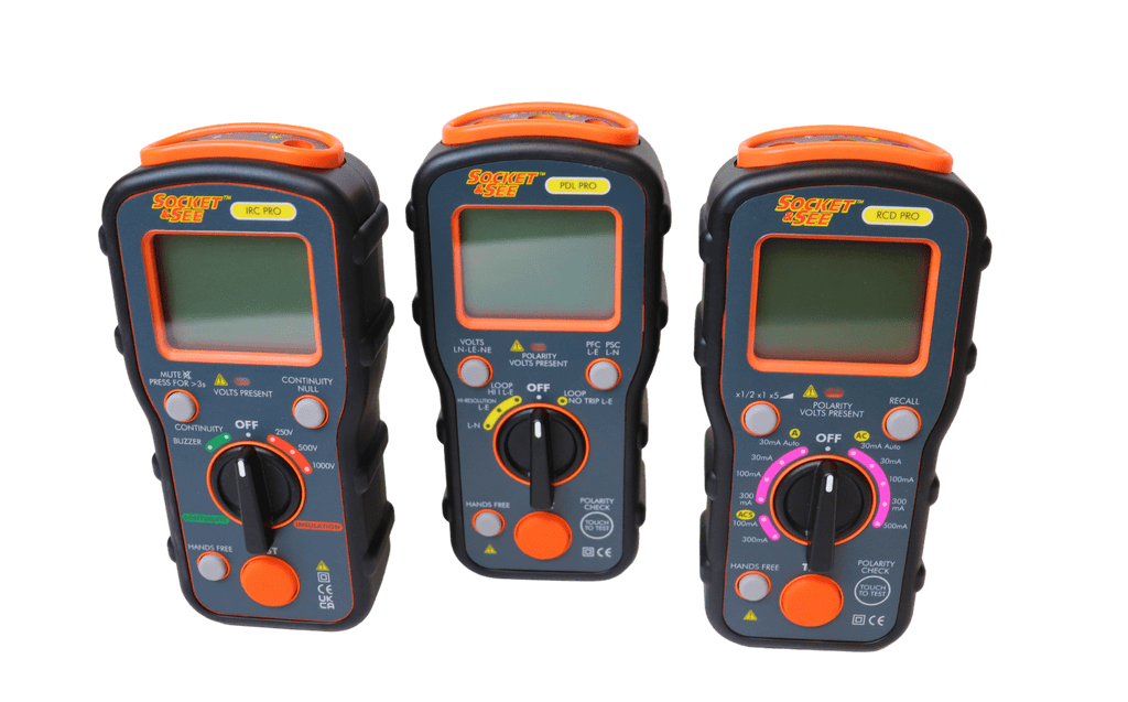 Socket & See SFT Pro Kit

Socket & See Electrical Testing Tools at Heating Engineer Supplies

Socket & See Electrical Testing Accessories at Heating Engineer Supplies

Trade supplies Limerick

Complete 18th edition testing kit
IRC PRO insulation and continuity tester
PDL PRO loop tester
RCD PRO RCD tester
All accessories included
