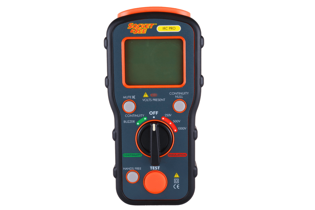 Digital multimeter with orange and blue design

Socket & See SFT Pro Kit

Socket & See Electrical Testing Tools at Heating Engineer Supplies

Socket & See Electrical Testing Accessories at Heating Engineer Supplies

Trade supplies Limerick