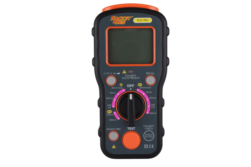 Digital multimeter with orange and black design 

Socket & See SFT Pro Kit

Socket & See Electrical Testing Tools at Heating Engineer Supplies

Socket & See Electrical Testing Accessories at Heating Engineer Supplies

Trade supplies Limerick