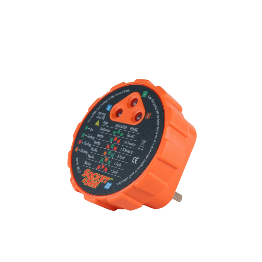 Orange electrical plug with black label on a white background

Socket & See Smart Meter Installation Kit

Socket & See Electrical Testing Tools at Heating Engineer Supplies

Socket & See Electrical Testing Accessories at HES

Trade supplies Limerick
