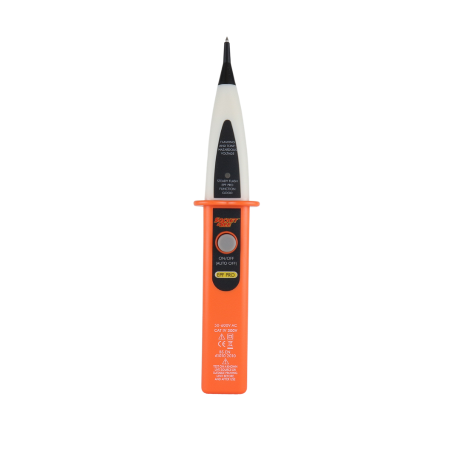 Electrical tester with orange body and white top on a white background

Socket & See Smart Meter Installation Kit

Socket & See Electrical Testing Tools at Heating Engineer Supplies

Socket & See Electrical Testing Accessories at Heating Engineer Supplies, Patrickswell, Limerick

Trade supplies Limerick