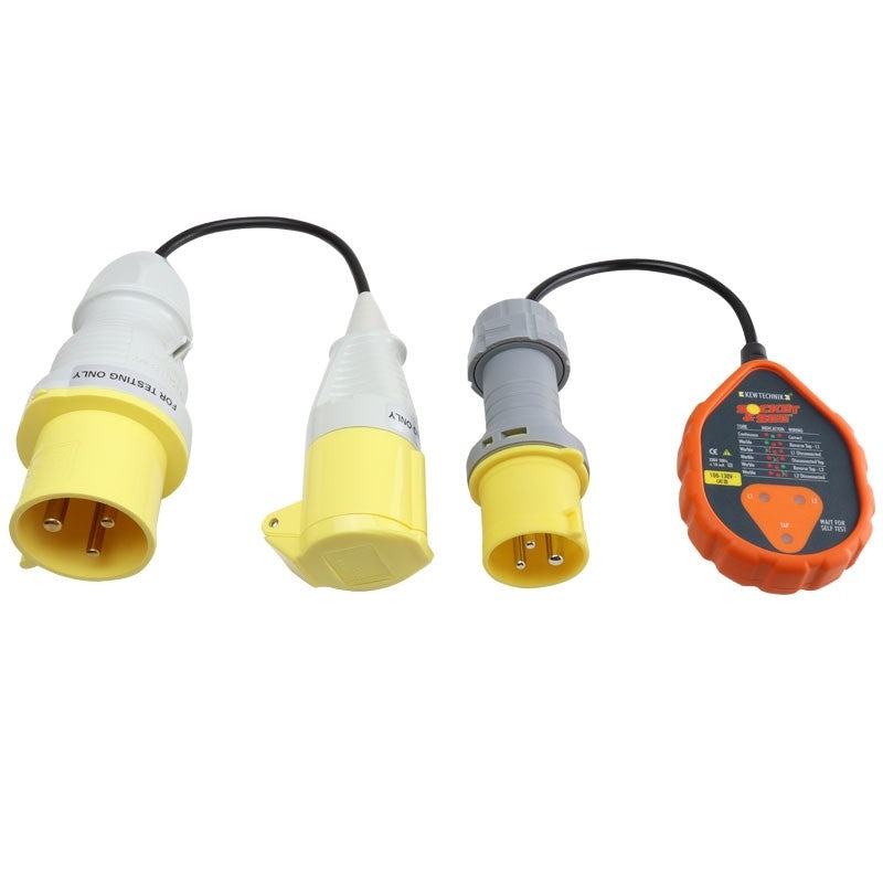 Set of electrical connectors with yellow and gray bodies on a white background

Socket & See SOK110KIT Industrial Socket Tester Kit

Electrical testing tools at Heating Engineer Supplies Ltd