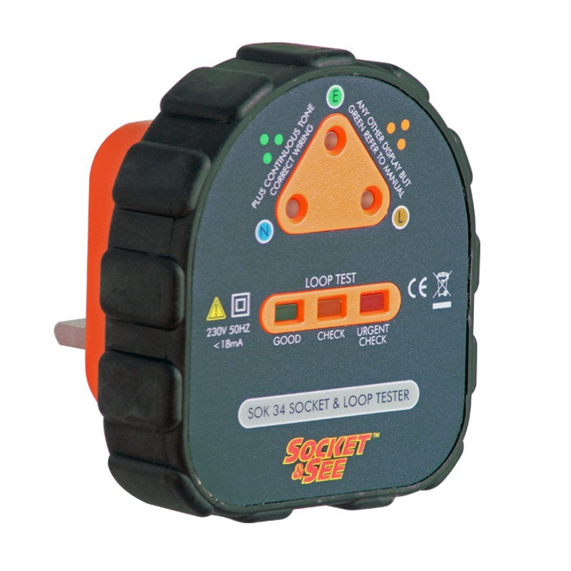 Socket & See SOK34 Easy Socket and Earth Loop Tester

Socket & See Sok 34 Socket & Loop Tester on a white background

Electrical testing tools at Heating Engineer Supplies