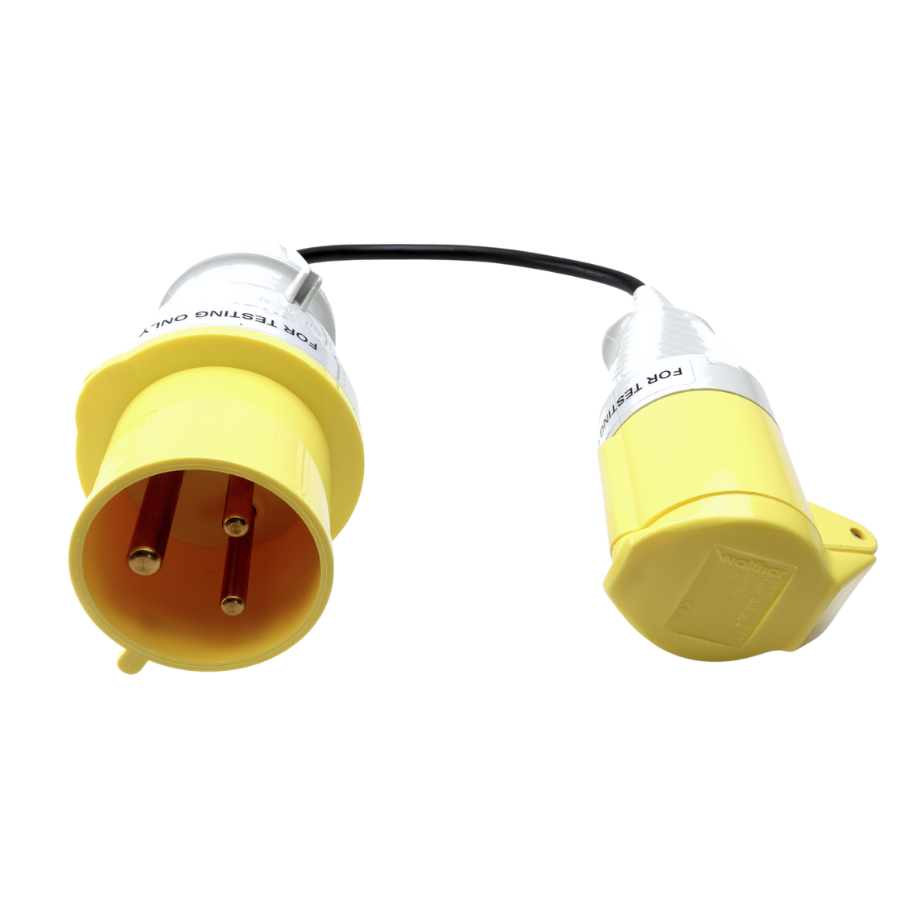 Two yellow electrical connectors with a black cable on a white background

Socket & See SOK ADP50 Industrial Socket Tester Adaptor

Electrical testing tools at Heating Engineer Supplies