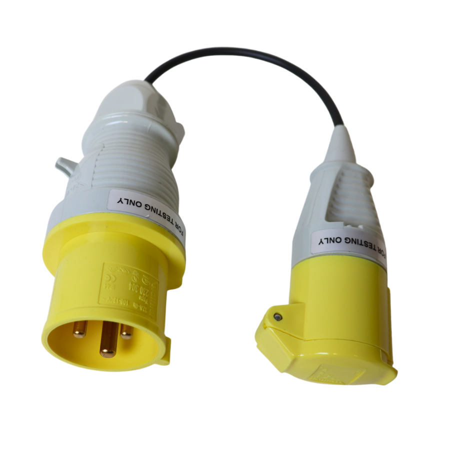 Socket & See SOK ADP50 Industrial Socket Tester Adaptor

Electrical testing tools at Heating Engineer Supplies

Two yellow electrical plugs with black cable on a white background