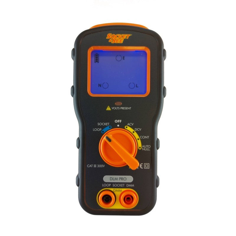 Digital multimeter with a blue screen and orange accents on a white background

Socket & See TB118 Advanced Kit

Socket & See Electrical Testing Tools at Heating Engineer Supplies

Socket & See Electrical Testing Accessories at Heating Engineer Supplies