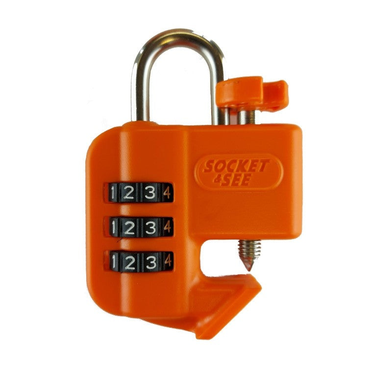 Orange combination lock with 'Socket Safe' branding on a white background

Socket & See TB118 Advanced Kit

Socket & See Electrical Testing Tools at Heating Engineer Supplies

Socket & See Electrical Testing Accessories at Heating Engineer Supplies, Patrickswell

Trade supplies Limerick