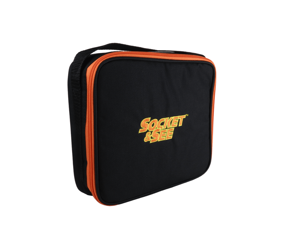 Black and orange carrying case with 'Socket & See' logo on a transparent background

Socket & See TECC10 Instrument Carry Case

Electrical testing tools at Heating Engineer Supplies Ltd