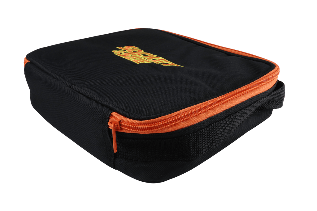 Black rectangular pouch with orange zipper and logo on a transparent background

Socket & See TECC10 Instrument Carry Case

Electrical testing tools at Heating Engineer Supplies, Patrickswell