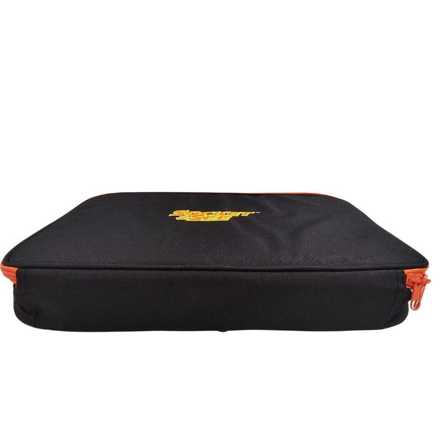 Black pet bed with orange edges and a visible brand logo on a white background

Socket & See TECC40 Large Instrument Carry Case (down) - Electrical Equipment Accessories at Heating Engineer Supplies