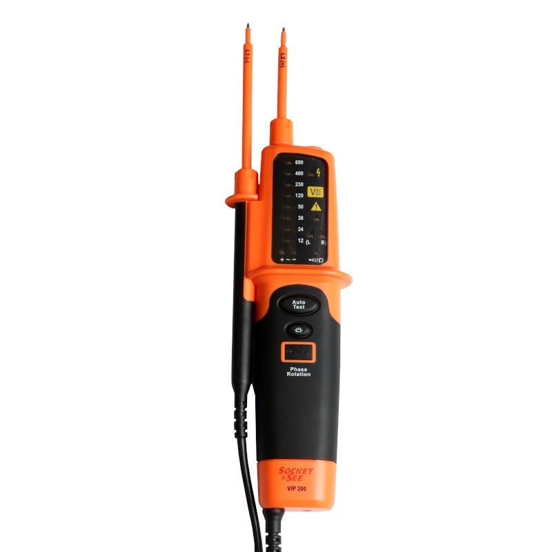Socket & See VIP200 2-Pole Voltage Indicator

Socket & See Electrical Testing Tools at Heating Engineer Supplies

Socket & See Electrical Testing Accessories at Heating Engineer Supplies

Trade supplies Limerick

Orange and black multimeter on a white background
