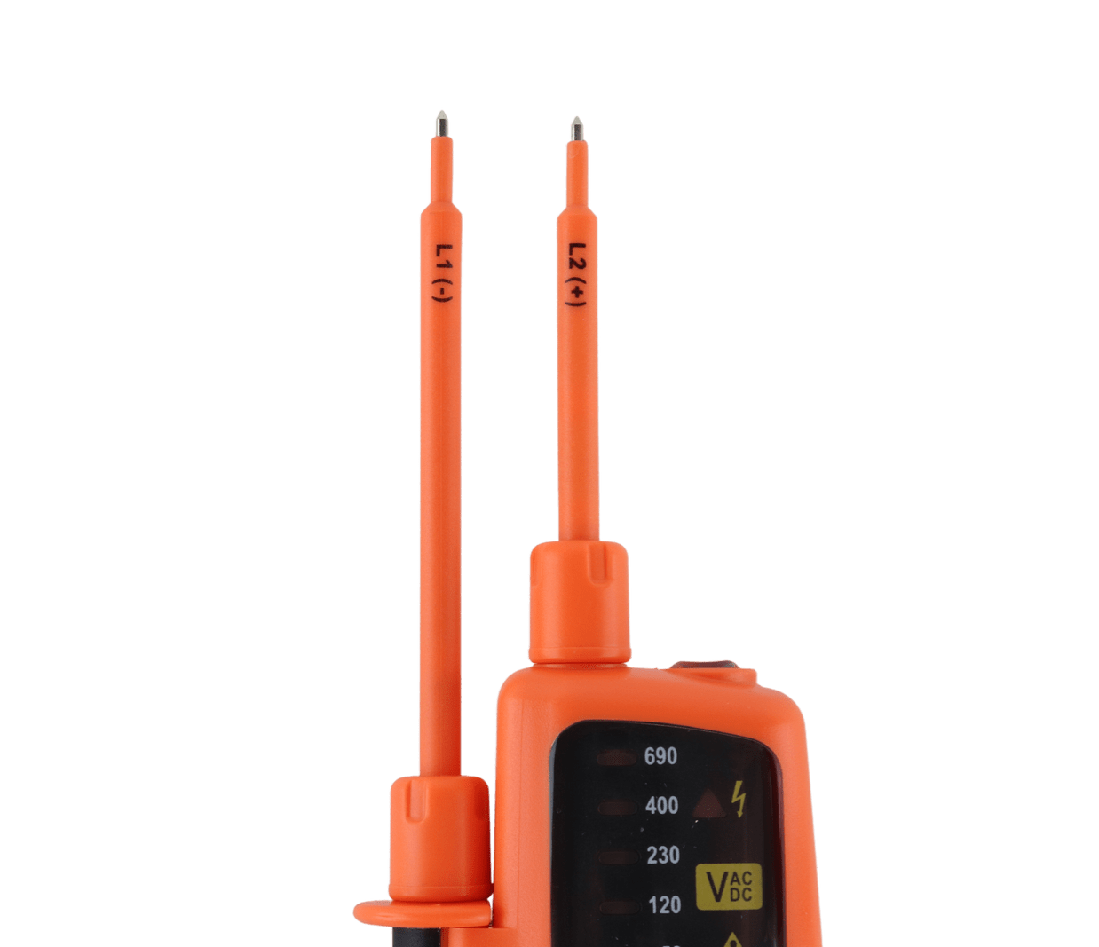 Orange electronic device with two probes

Socket & See VIP200 2-Pole Voltage Indicator

Socket & See Electrical Testing Tools at Heating Engineer Supplies

Socket & See Electrical Testing Accessories at Heating Engineer Supplies

Trade supplies Limerick