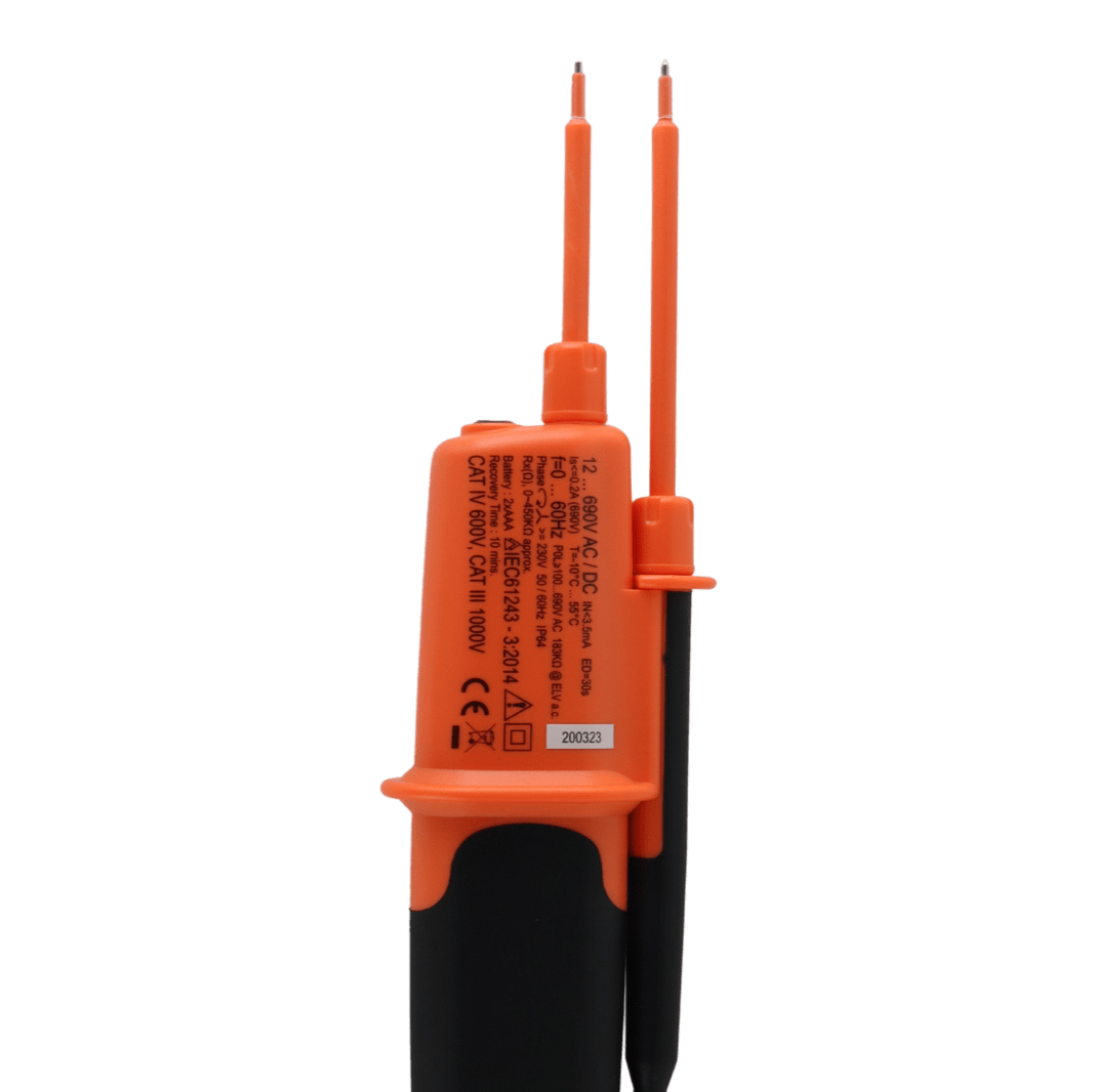 Orange multimeter with two probes back

Socket & See VIP200 2-Pole Voltage Indicator

Socket & See Electrical Testing Tools at Heating Engineer Supplies

Socket & See Electrical Testing Accessories at Heating Engineer Supplies

Trade supplies Limerick