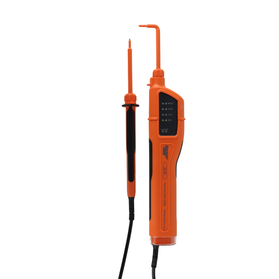 Orange and black electrical tester on a white background

Socket & See VIP ESI 2-Pole Voltage Indicator

Socket & See Electrical Testing Tools at Heating Engineer Supplies

Socket & See Electrical Testing Accessories at Heating Engineer Supplies

Trade supplies Limerick