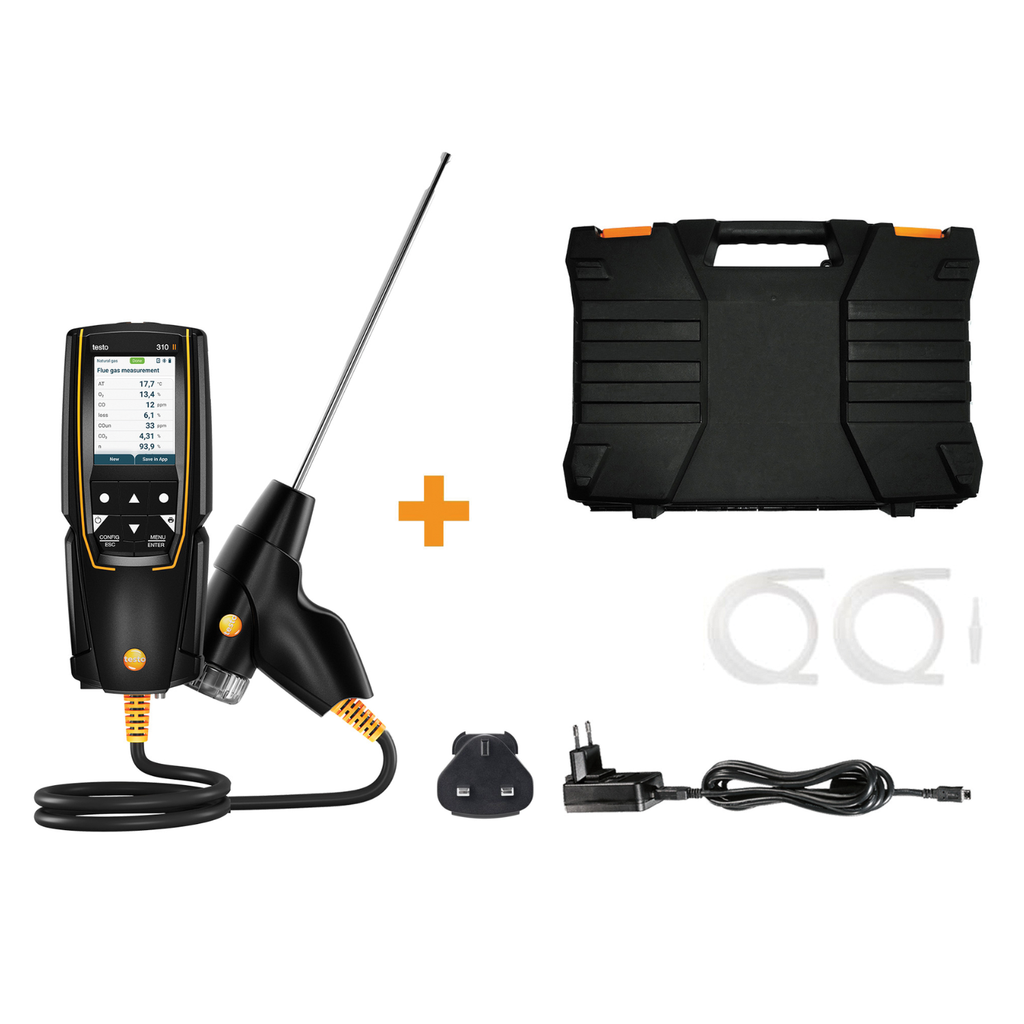 Testo 310 Flue Gas Analyser Standard Kit