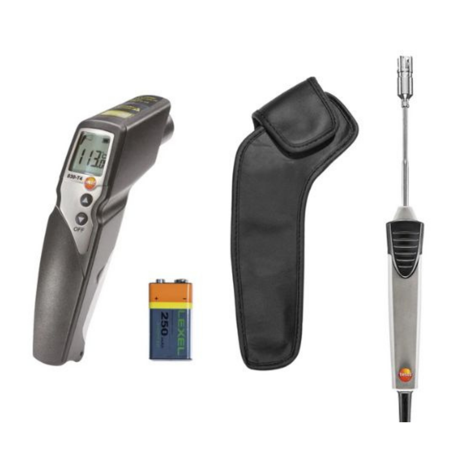 Digital thermometer, battery, and probe on a white background

Testo 830-T4 Infra-Red Thermometer Kit

Testo at Heating Engineer Supplies

Trade supplies Limerick
Trade supplies Ireland
Heating Engineer Supplies Limerick
Heating Engineer Supplies Cork
Heating Engineer Supplies Dublin
Heating Engineer Supplies Galway
Heating Engineer Supplies Ireland