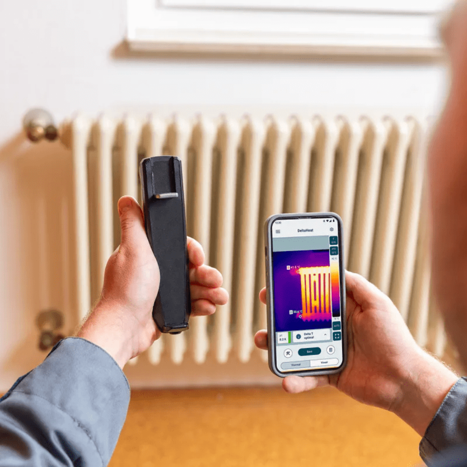 Person using a thermal imaging device and smartphone to check a radiator

Testo 860i Wireless Thermal Imaging Camera

Testo at Heating Engineer Supplies

Trade supplies Limerick
Trade supplies Ireland
Heating Engineer Supplies Limerick
Heating Engineer Supplies Cork
Heating Engineer Supplies Dublin
Heating Engineer Supplies Galway
Heating Engineer Supplies Ireland
