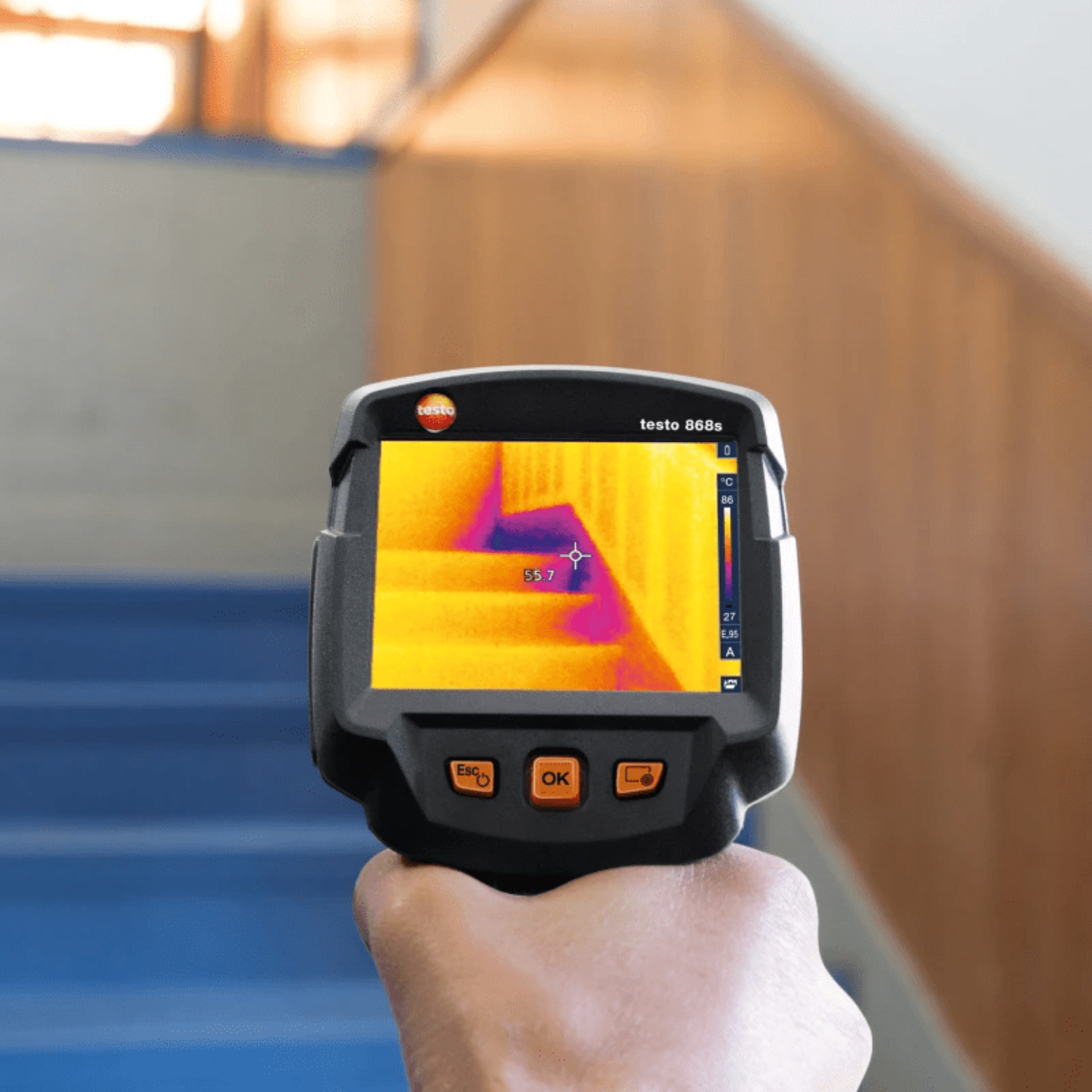 Thermal imaging device held by a hand with a thermal image on the screen, used for home inspection.

Testo 868s Thermal Imaging Camera

Testo at Heating Engineer Supplies

Trade supplies Limerick
Trade supplies Ireland
Heating Engineer Supplies Limerick
Heating Engineer Supplies Cork
Heating Engineer Supplies Dublin
Heating Engineer Supplies Galway
Heating Engineer Supplies Ireland
