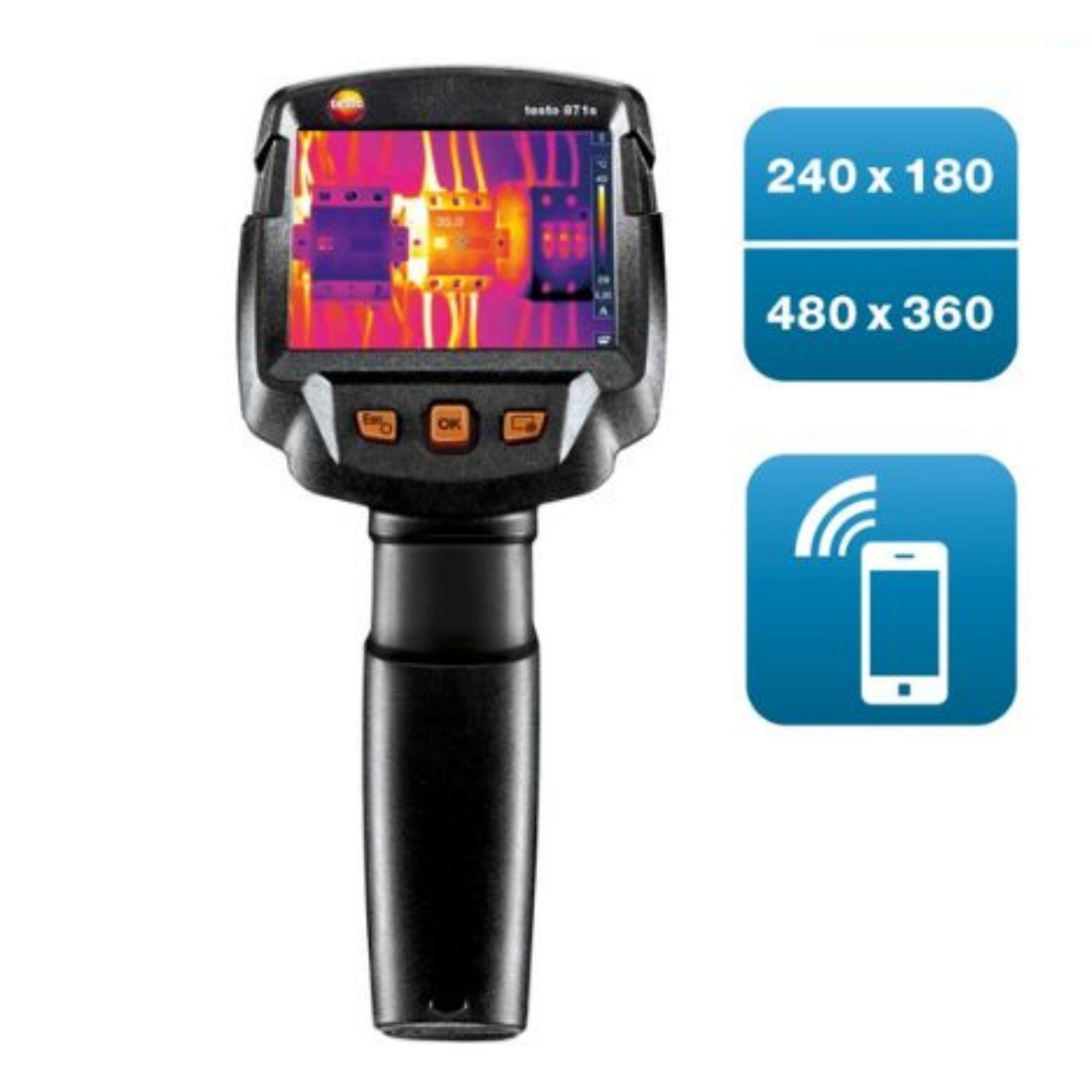 Testo 871s Thermal Imaging Camera

Testo at Heating Engineer Supplies

Trade supplies Limerick
Trade supplies Ireland
Heating Engineer Supplies Limerick
Heating Engineer Supplies Cork
Heating Engineer Supplies Dublin
Heating Engineer Supplies Galway
Heating Engineer Supplies Ireland

Thermal imaging camera with display and specifications on a white background