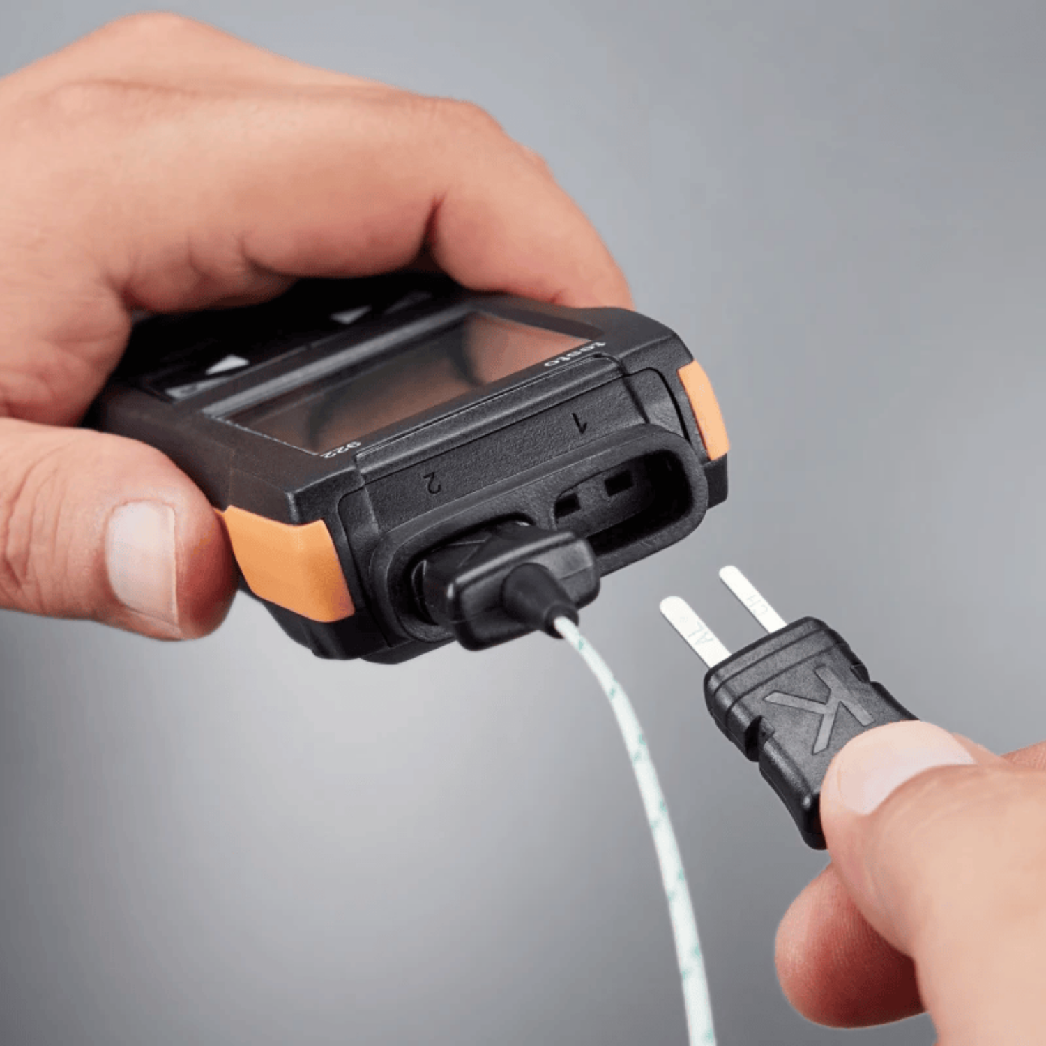 Hand holding a small electronic device with a cable and plug against a grey background

Testo 922 Compact Class Digital Differential Dual Channel Thermometer

Testo at Heating Engineer Supplies

Trade supplies Limerick
Trade supplies Ireland
Heating Engineer Supplies Limerick
Heating Engineer Supplies Cork
Heating Engineer Supplies Dublin
Heating Engineer Supplies Galway
Heating Engineer Supplies Ireland
