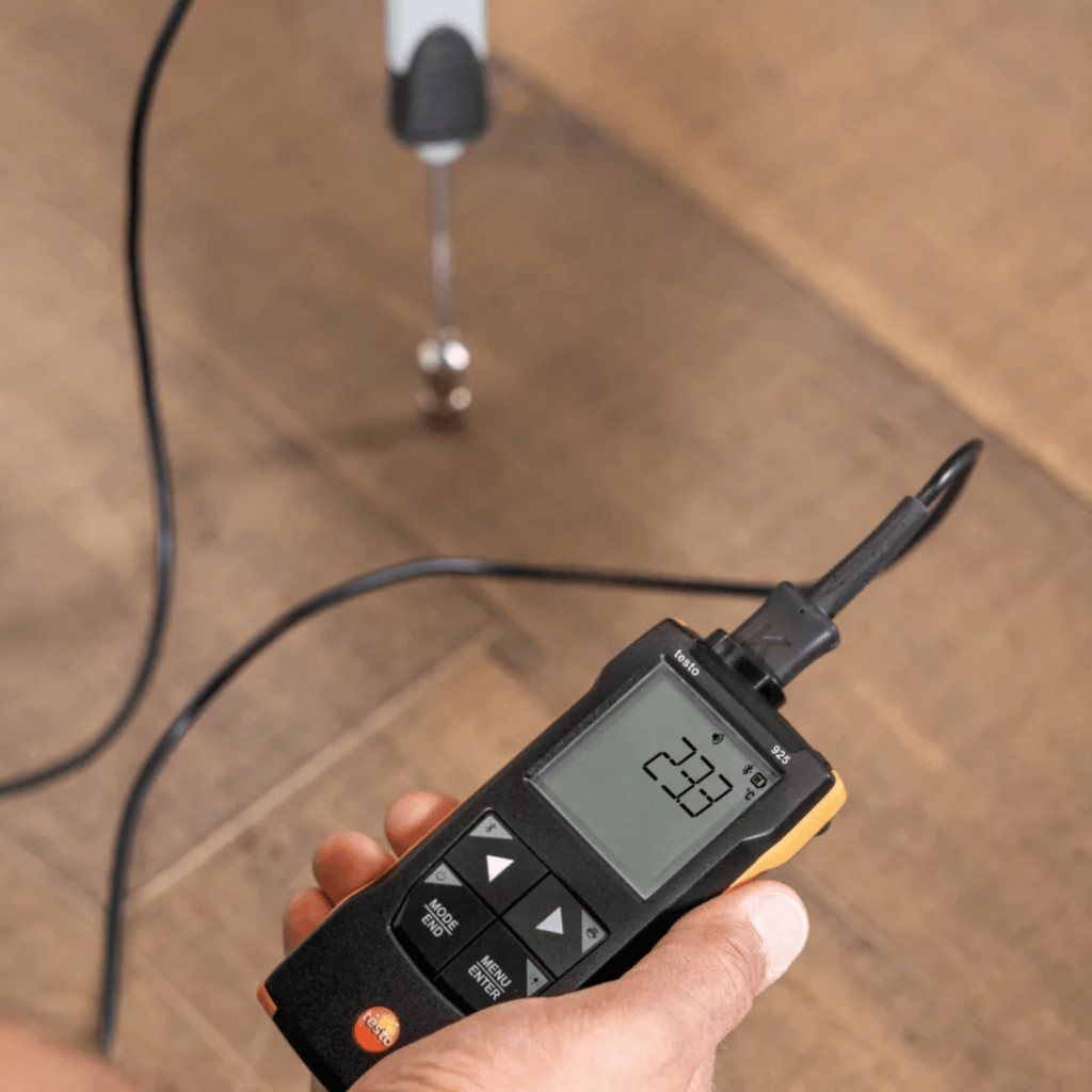 Hand holding a digital moisture meter on a wooden floor

Testo 925 Compact Class Digital Single Channel Thermometer

Testo at Heating Engineer Supplies

Trade supplies Limerick
Trade supplies Ireland
Heating Engineer Supplies Limerick
Heating Engineer Supplies Cork
Heating Engineer Supplies Dublin
Heating Engineer Supplies Galway
Heating Engineer Supplies Ireland