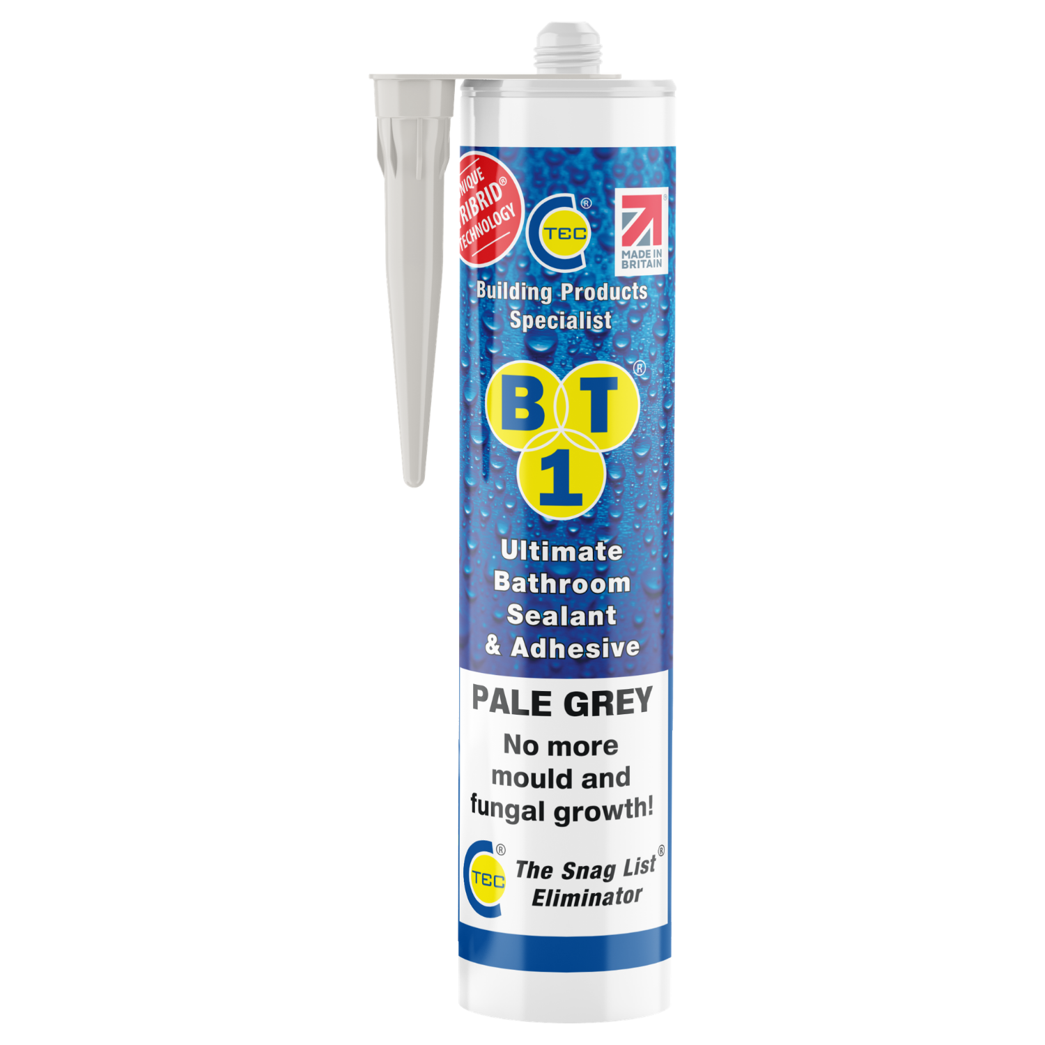 C-Tec BT1 Pale GreyTRIBRID® Multi Purpose Sealant & Adhesive - 290ml

Building Products Specialist

Ultimate bathroom sealant & ahesive - pale grey

Heating Engineer Supplies Patrickswell, Limerick