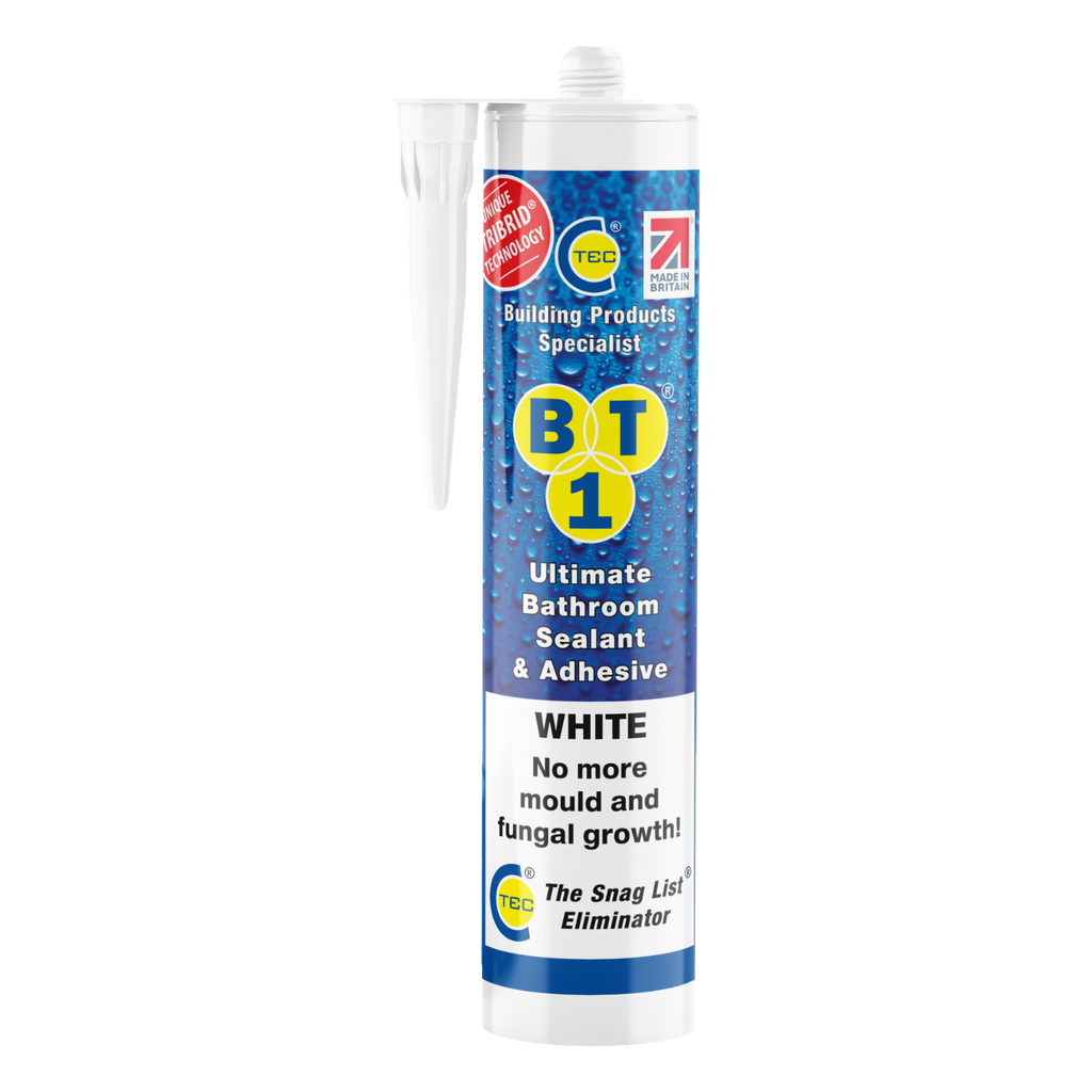 C-Tec BT1 White TRIBRID® Multi Purpose Sealant & Adhesive - 290ml

Building Products Specialist

Ultimate bathroom sealant & adhesive - white

Heating Engineer Supplies Patrickswell, Limerick