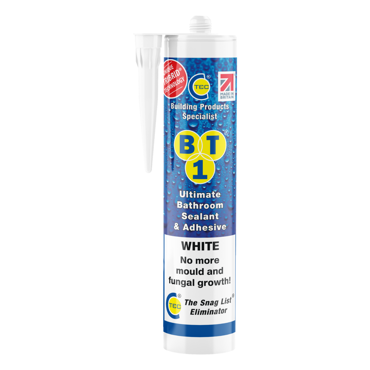 C-Tec BT1 White TRIBRID® Multi Purpose Sealant & Adhesive - 290ml

Building Products Specialist

Ultimate bathroom sealant & adhesive - white

Heating Engineer Supplies Patrickswell, Limerick
