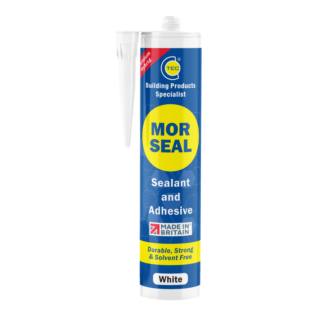 Tube of CT1 white sealant and construction adhesive with branding and product details.

C-Tec CT1 White TRIBRID® Multi Purpose Sealant & Adhesive - 290ml
Heating Engineer Supplies, Patrickwell, County Limerick