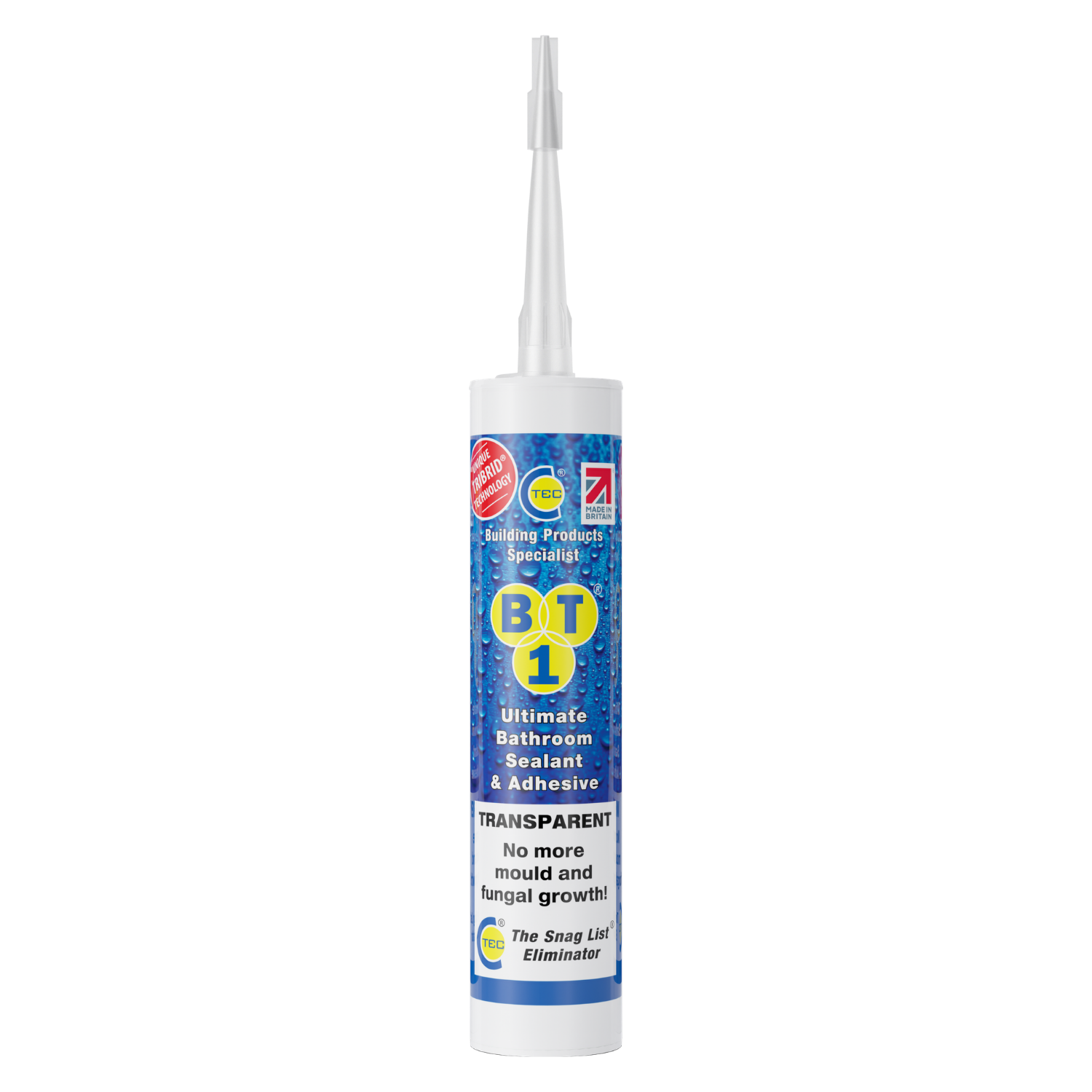 C-Tec BT1 Transparent TRIBRID® Multi Purpose Sealant & Adhesive - 290ml

Building Products Specialist

Ultimate bathroom sealant & ahesive - transparent

Heating Engineer Supplies Patrickswell, Limerick