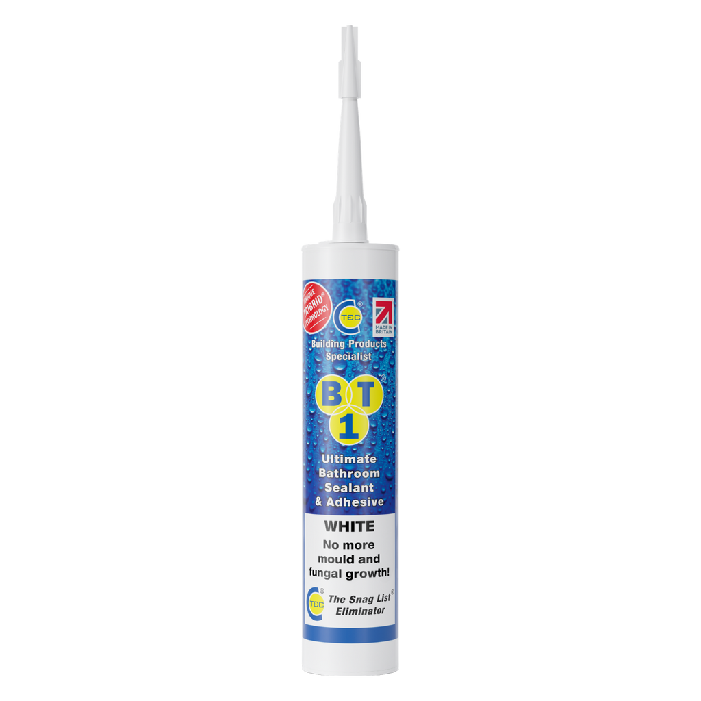C-Tec BT1 White TRIBRID® Multi Purpose Sealant & Adhesive - 290ml

Building Products Specialist

Ultimate bathroom sealant & adhesive - white

Heating Engineer Supplies Patrickswell, Limerick