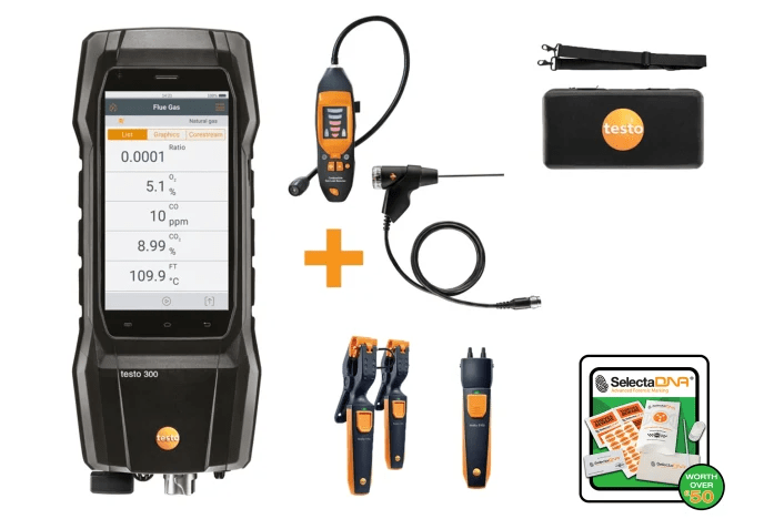 Testo 300 Flue Gas Analyser Ultra Smart Kit

Testo at Heating Engineer Supplies

Trade supplies Limerick
Trade supplies Ireland
Heating Engineer Supplies Limerick
Heating Engineer Supplies Cork
Heating Engineer Supplies Dublin
Heating Engineer Supplies Galway
Heating Engineer Supplies Ireland

Collection of Testo equipment including a digital thermometer, camera, and other tools on a white background.