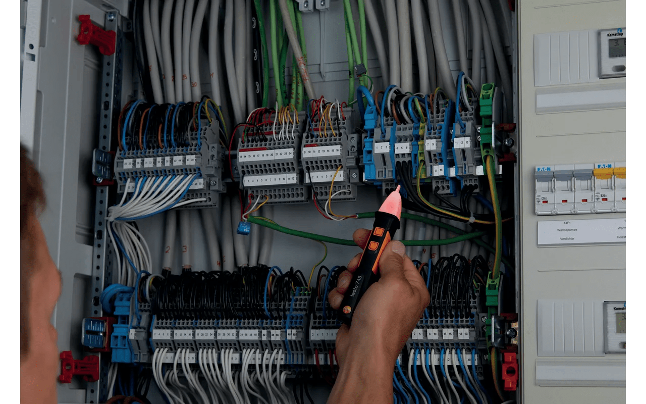 Person working on electrical panel with wires and tools

Testo 745 Non-Contact Voltage Tester

Testo at Heating Engineer Supplies

Trade supplies Limerick
Trade supplies Ireland
Heating Engineer Supplies Limerick
Heating Engineer Supplies Cork
Heating Engineer Supplies Dublin
Heating Engineer Supplies Galway
Heating Engineer Supplies Ireland