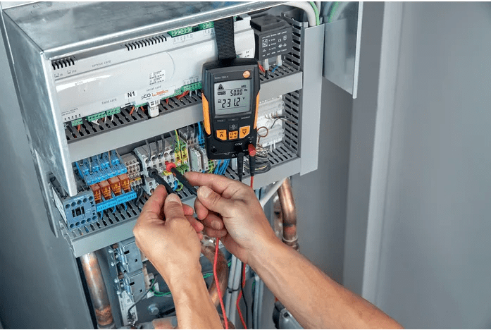 Person working on electrical panel with multimeter

Testo 760-1 TRMS Multimeter

Testo at Heating Engineer Supplies

Trade supplies Limerick
Trade supplies Ireland
Heating Engineer Supplies Limerick
Heating Engineer Supplies Cork
Heating Engineer Supplies Dublin
Heating Engineer Supplies Galway
Heating Engineer Supplies Ireland