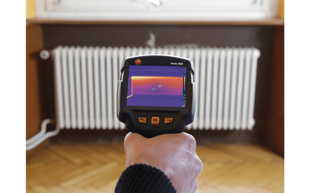 Testo 865s Thermal Imaging Camera

Testo at Heating Engineer Supplies

Trade supplies Limerick
Trade supplies Ireland
Heating Engineer Supplies Limerick
Heating Engineer Supplies Cork
Heating Engineer Supplies Dublin
Heating Engineer Supplies Galway
Heating Engineer Supplies Ireland

Thermal imaging device held in front of a radiator