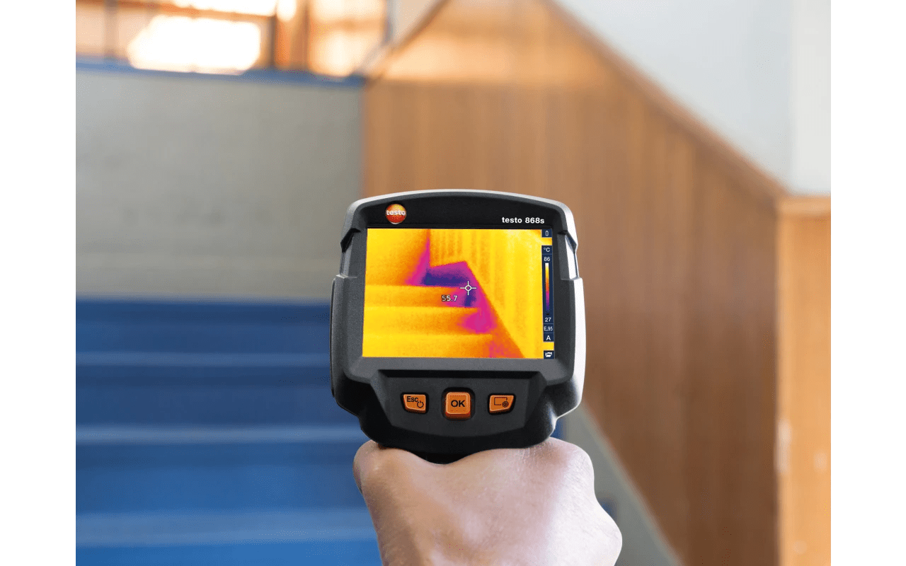 Thermal imaging device being held with a thermal image displayed on the screen.

Testo 868s Thermal Imaging Camera

Testo at Heating Engineer Supplies

Trade supplies Limerick
Trade supplies Ireland
Heating Engineer Supplies Limerick
Heating Engineer Supplies Cork
Heating Engineer Supplies Dublin
Heating Engineer Supplies Galway
Heating Engineer Supplies Ireland
